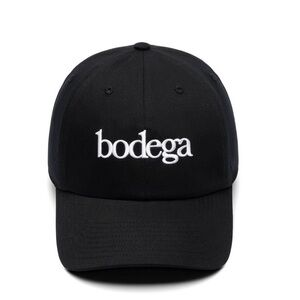 Bodega x ’47 Brand Black Logo Baseball Cap Hat OSFA Adjustable NEW